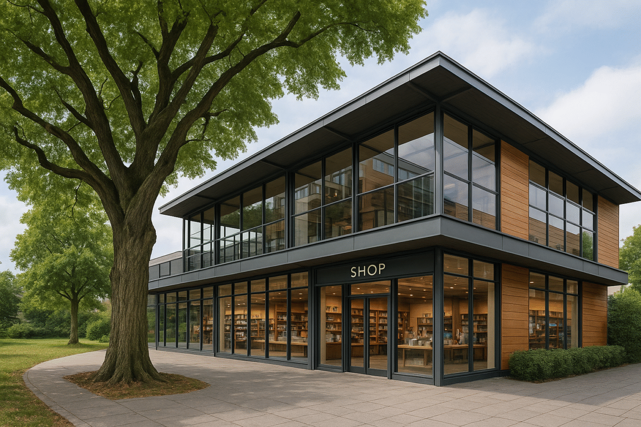 Fly Architecture Tree Left Big Shop